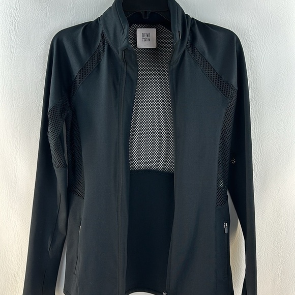 Fabletics Demi Lovato Mesh Hooded Jacket, XS/S - Picture 8 of 9